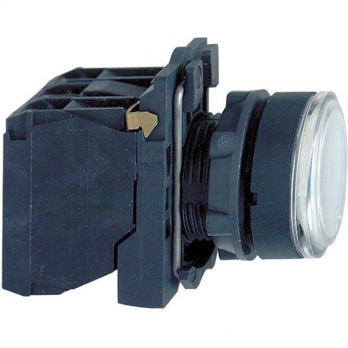 Кнопка 22мм SCHNEIDER ELECTRIC HARMONY XB5 24В белая с подсветкой XB5AW31B5