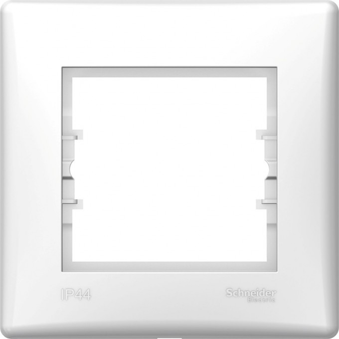 1-постовая рамка SCHNEIDER ELECTRIC SEDNA, горизонтальная IP44, БЕЛАЯ SDN5810521