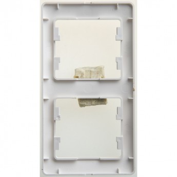 2-постовая рамка SCHNEIDER ELECTRIC GLOSSA, вертикальная, ПЕРЛАМУТР 2-постовая рамка SCHNEIDER ELECTRIC GLOSSA, вертикальная, ПЕРЛАМУТР