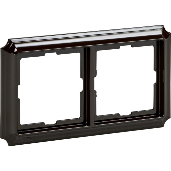 2-постовая рамка SCHNEIDER ELECTRIC MERTEN ANTIQUE, КОРИЧНЕВЫЙ, SD MTN4020-4715