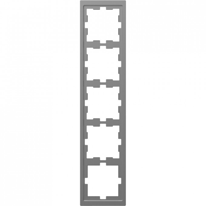 5-постовая рамка SCHNEIDER ELECTRIC MERTEN D-LIFE, нержавеющая сталь MTN4050-6536