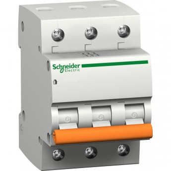 Автоматический выключатель SCHNEIDER ELECTRIC ДОМОВОЙ ВА63 3П 50A C 4,5 кА, Болгария/Италия
