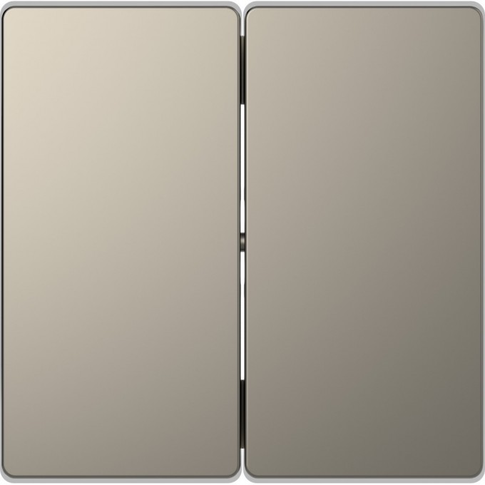 Клавиша двойная MERTEN D-LIFE, НИКЕЛЬ MTN3400-6050