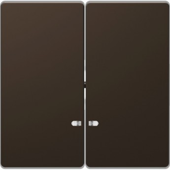 Клавиша двойная MERTEN D-LIFE с линзой для LED модуля, МОККО Клавиша двойная MERTEN D-LIFE с линзой для LED модуля, МОККО