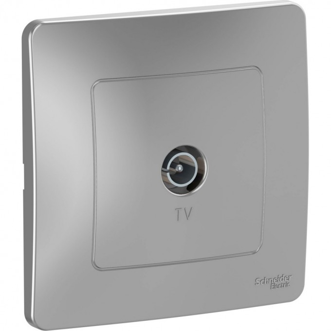Коннектор ТВ SCHNEIDER ELECTRIC BLANCA, АЛЮМИНИЙ BLNTS000013