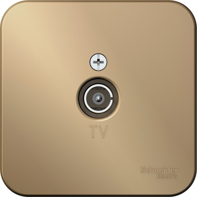 Коннектор ТВ SCHNEIDER ELECTRIC BLANCA с изолирующей пластиной,16А, 250В, ТИТАН BLNTA000014