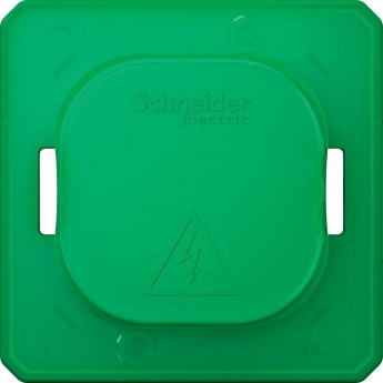 Крышка SCHNEIDER ELECTRIC MERTEN для защиты выключателей и розеток от загрязнения, ЗЕЛЕНЫЙ
