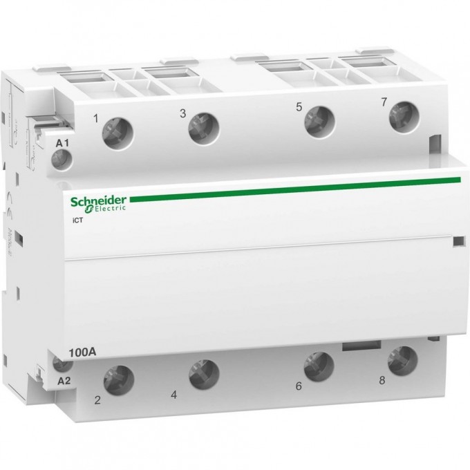 Модульный контактор SCHNEIDER ELECTRIC ACTI9 iCT100A 4НО 220/240В АС 50ГЦ A9C20884