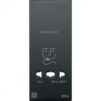 Накладка SCHNEIDER ELECTRIC MERTEN для электробритв, АНТРАЦИТ, SM