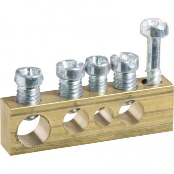 Шина SCHNEIDER ELECTRIC 4 отверстия для MINI PRAGMA Шина SCHNEIDER ELECTRIC 4 отверстия для MINI PRAGMA