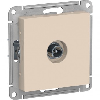 TV розетка SCHNEIDER ELECTRIC ATLASDESIGN оконечная, механизм, БЕЖЕВЫЙ