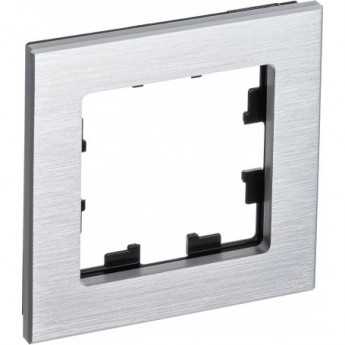 Рамка 1-постовая SCHNEIDER ELECTRIC ATLASDESIGN NATURE, металл серебро Рамка 1-постовая SCHNEIDER ELECTRIC ATLASDESIGN NATURE, металл серебро