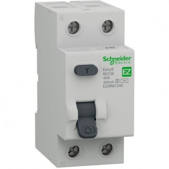 Селективный выключатель SCHNEIDER ELECTRIC EASY9 дифференциального тока, ВДТ (УЗО), 2П 40А 300мА AC-S 230В