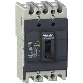 Автоматический выключатель 3П3Т SCHNEIDER ELECTRIC EASYPACT EZC100 30KA/380В 25 A
