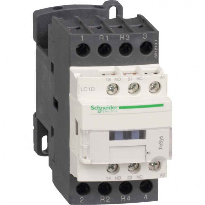Контактор SCHNEIDER ELECTRIC TESYS D 4P (2НО+2НЗ),АС1 25 А,НО+НЗ,24V DС,ОГРАН. ПЕРЕНАПРЯЖЕНИЙ, LC1D128BD
