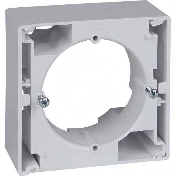 Коробка для наружного монтажа SCHNEIDER ELECTRIC SEDNA, одиночная, БЕЛЫЙ SDN6100121