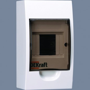 Корпус пластиковый навесной DEKRAFT 4 модуля, IP41, ЩРН-П-4 DEKra